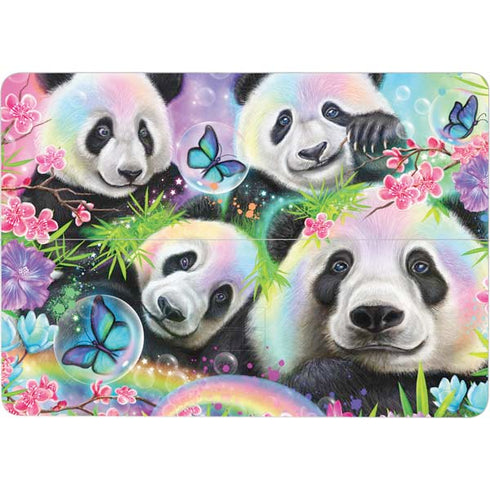Rainbow Pandas with Butterflies by Sheena Pike Surface Laptop Studio Skin